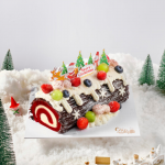 Yule Log Red Velvet – Bánh Khúc Cây