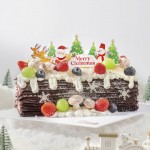 Yule Log Red Velvet – Bánh Khúc Cây